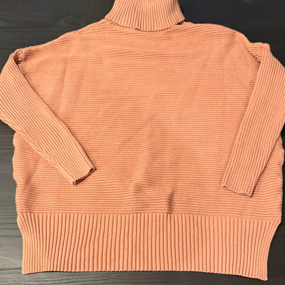 Amazon Women's Cowl Neck Sweater - Coral